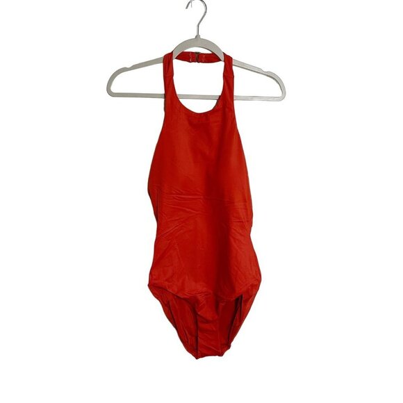 Andie The Luzon One Piece Swimsuit Chili Pepper Red Women's Size Large - Picture 2 of 9